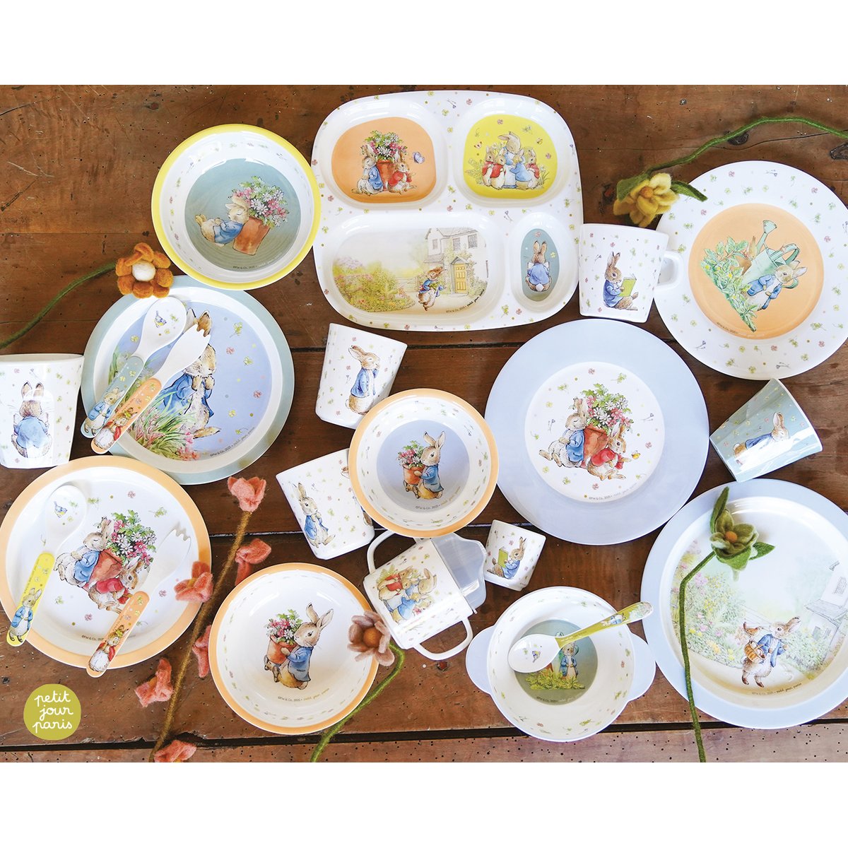 Coffret repas abricot, PETIT JOUR PARIS