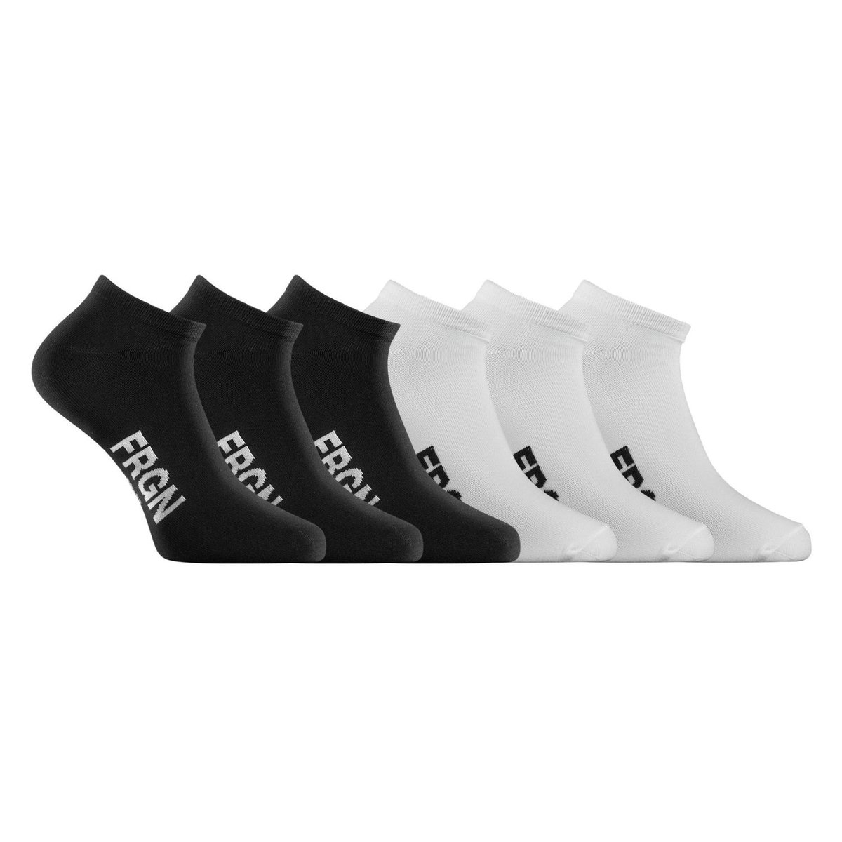 Lot De 6 Paires De Chaussettes blanc/noir, FREEGUN