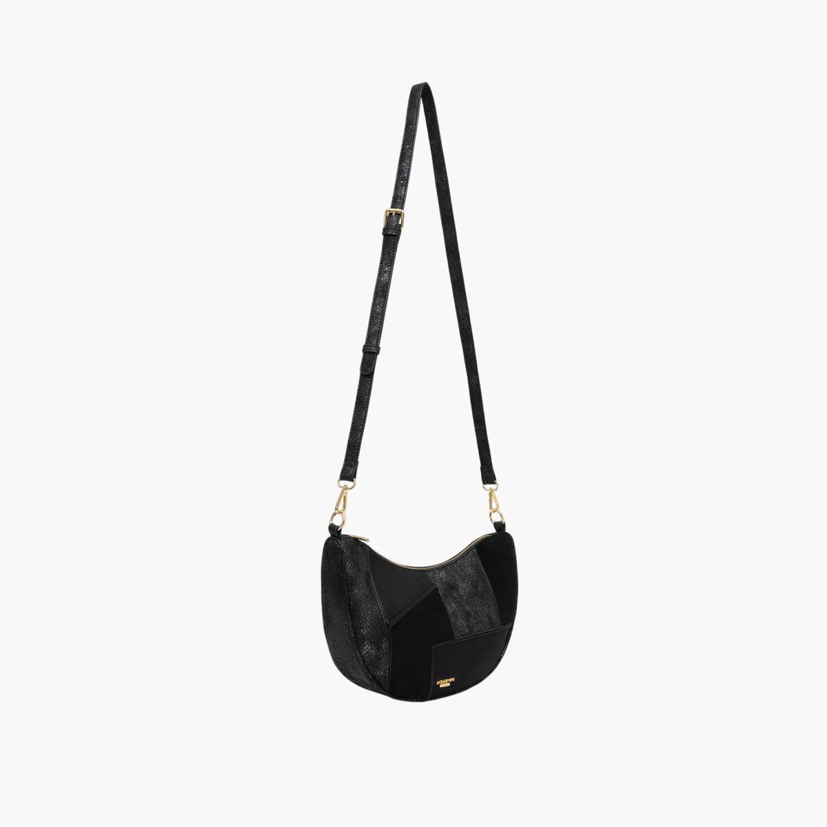 Sac hobo Trusty noir,doré, LOLLIPOPS