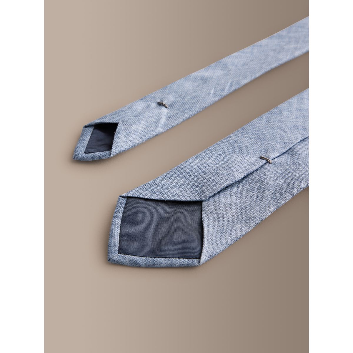 Cravate en soie italienne signature bleu, NEXT