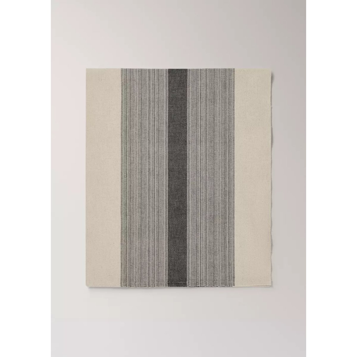 Chemin de table en coton et lin 50 x 160 cm écru, MANGO HOME
