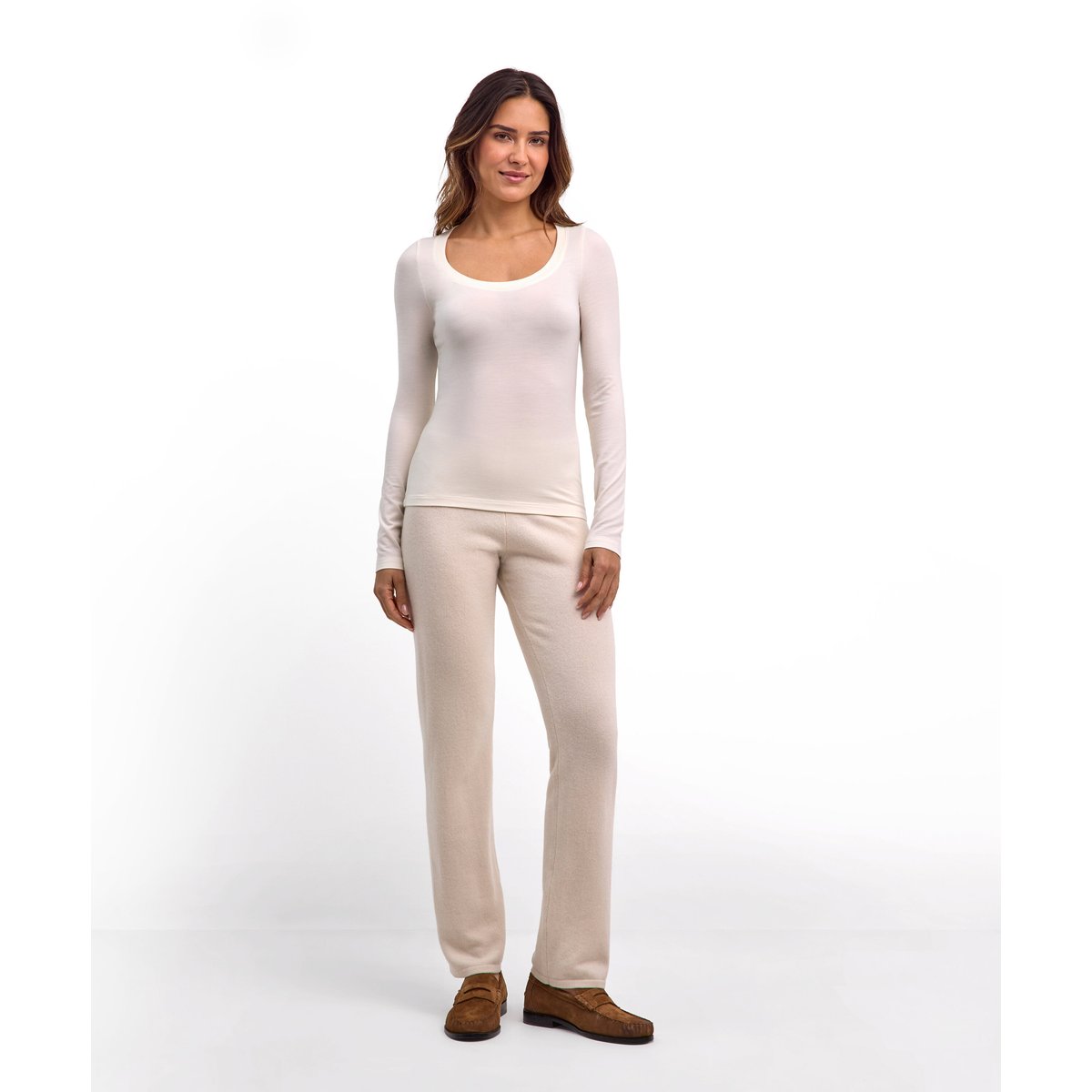 T-shirt manches longues Merino blanc, FALKE