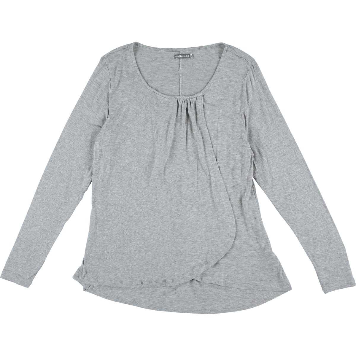 T-shirt de grossesse - Très bon état gris, VERTBAUDET