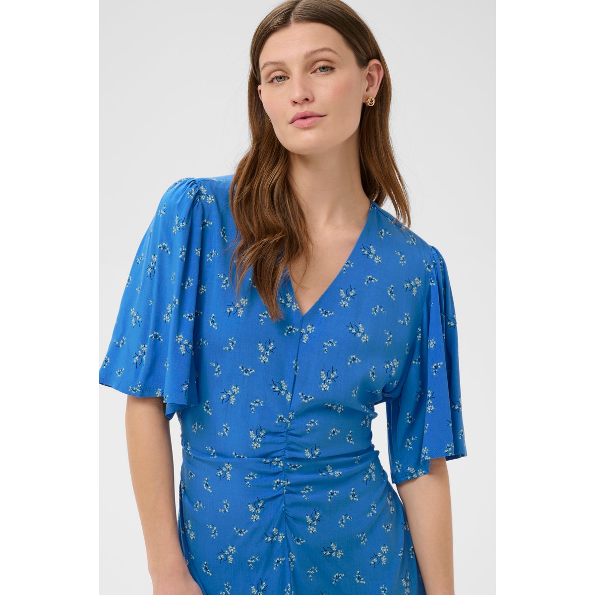 Robe bleu regatta ditsy print, SOAKED IN LUXURY