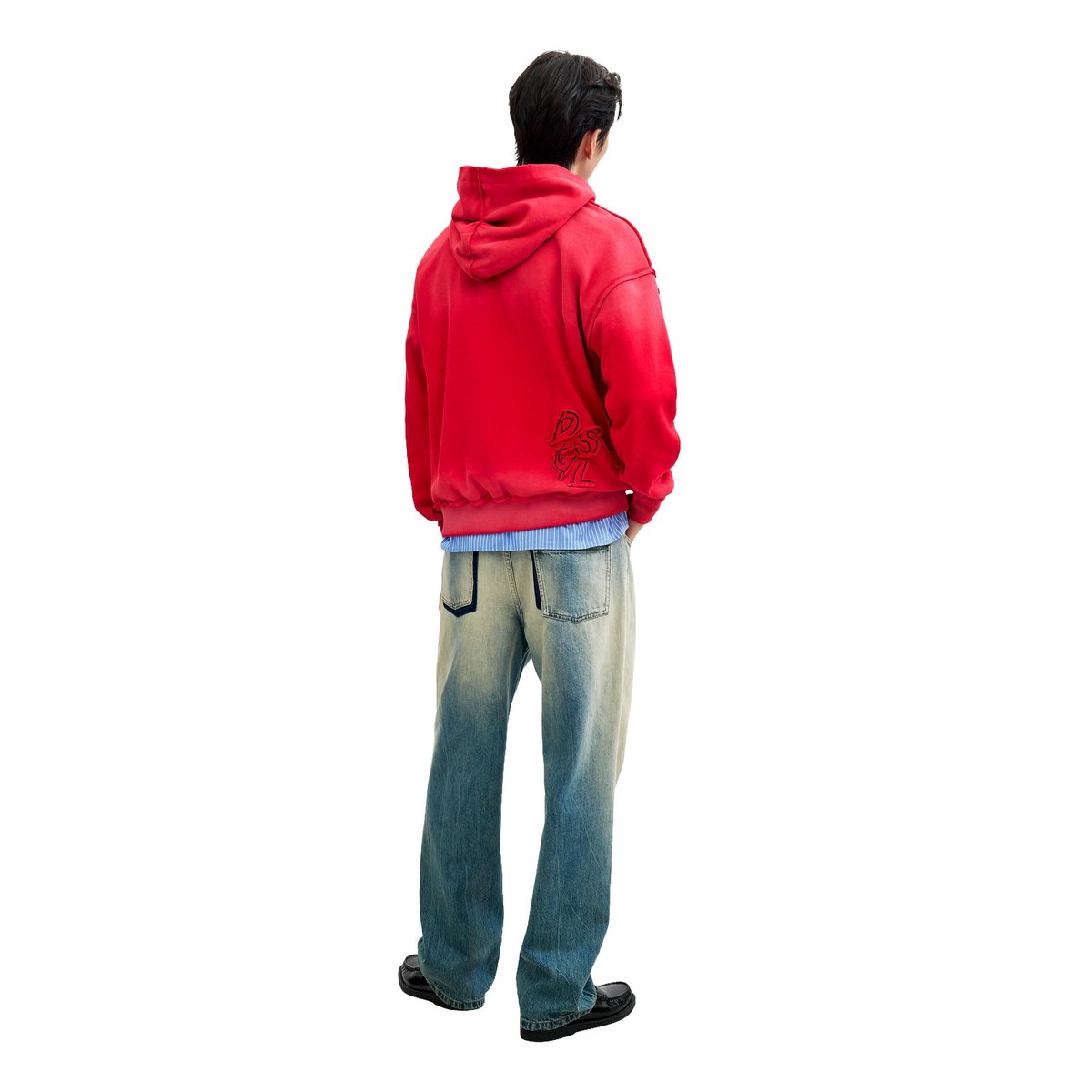 Sweat-shirt brodé Mickey™ rouge, DESIGUAL
