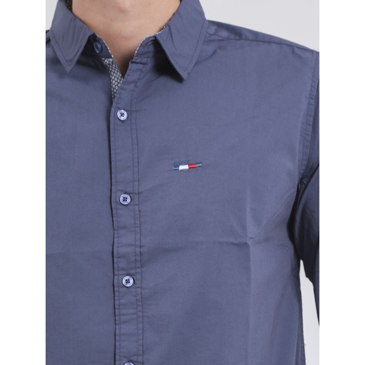 Chemise Manches Longues Tartik gris, RITCHIE