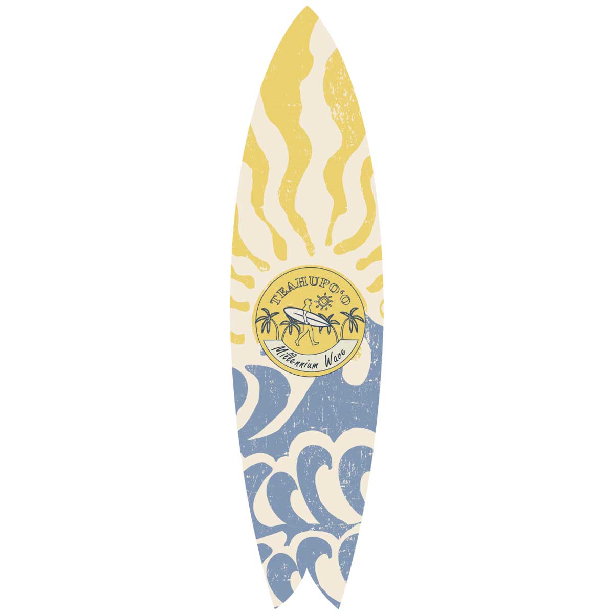Planche de surf déco Teahupoo surf tableau alu dibond, HEXOA