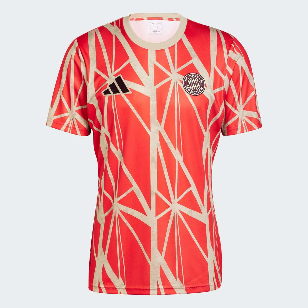 Maillot d’échauffement FC Bayern red, adidas Performance