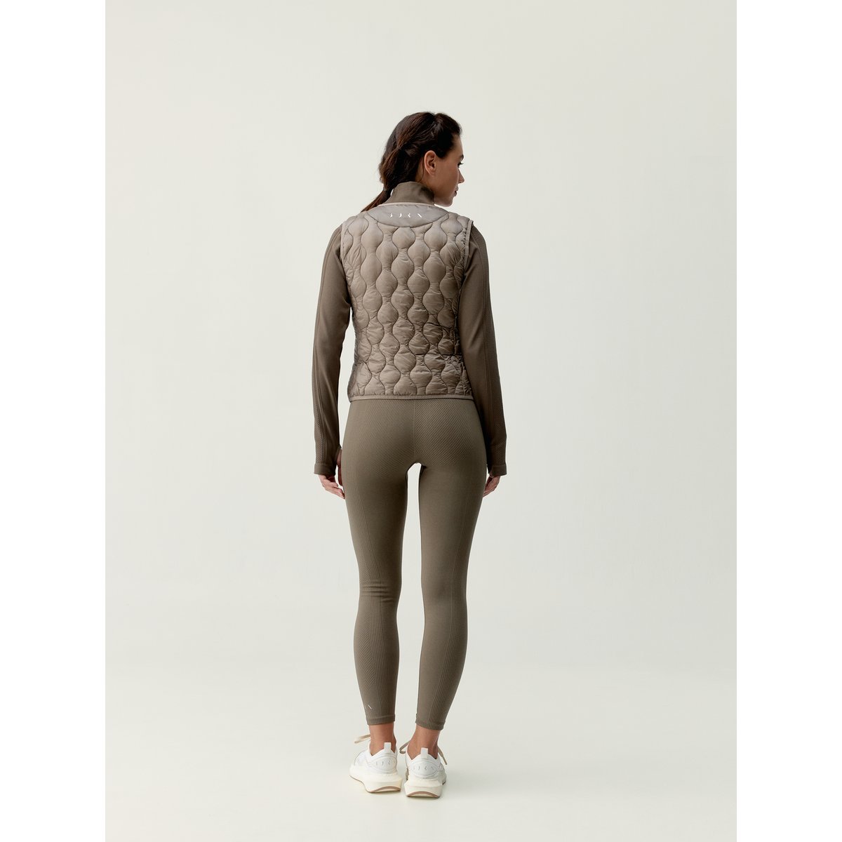 Veste de sport zippée Performance Athleisure KENAL noix, BORN