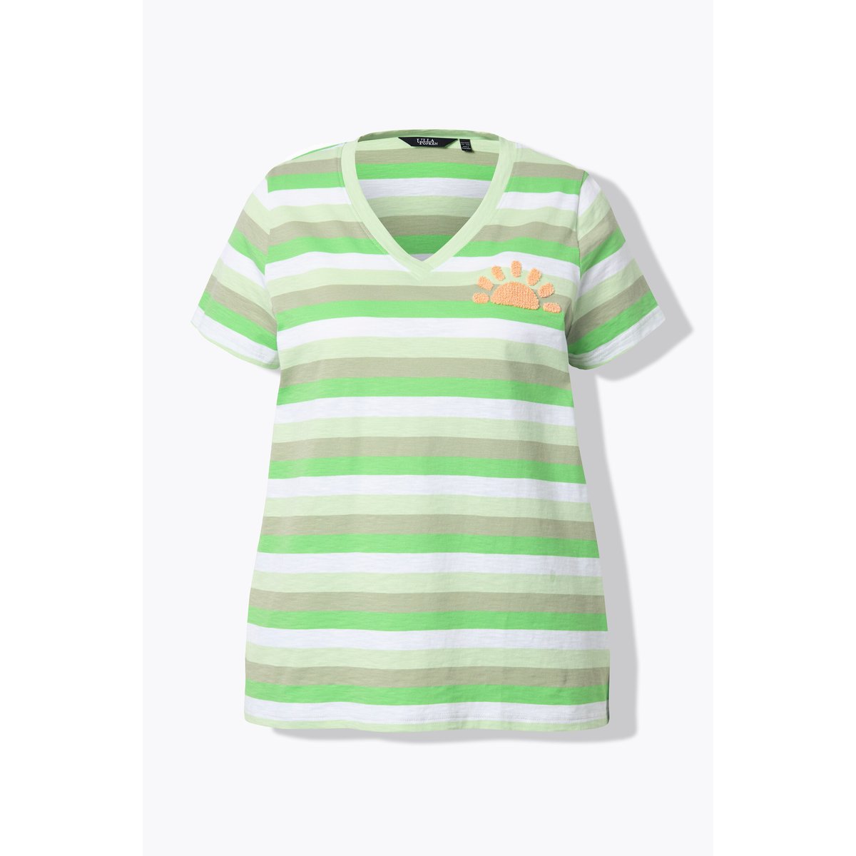T-shirt vert mousse, ULLA POPKEN