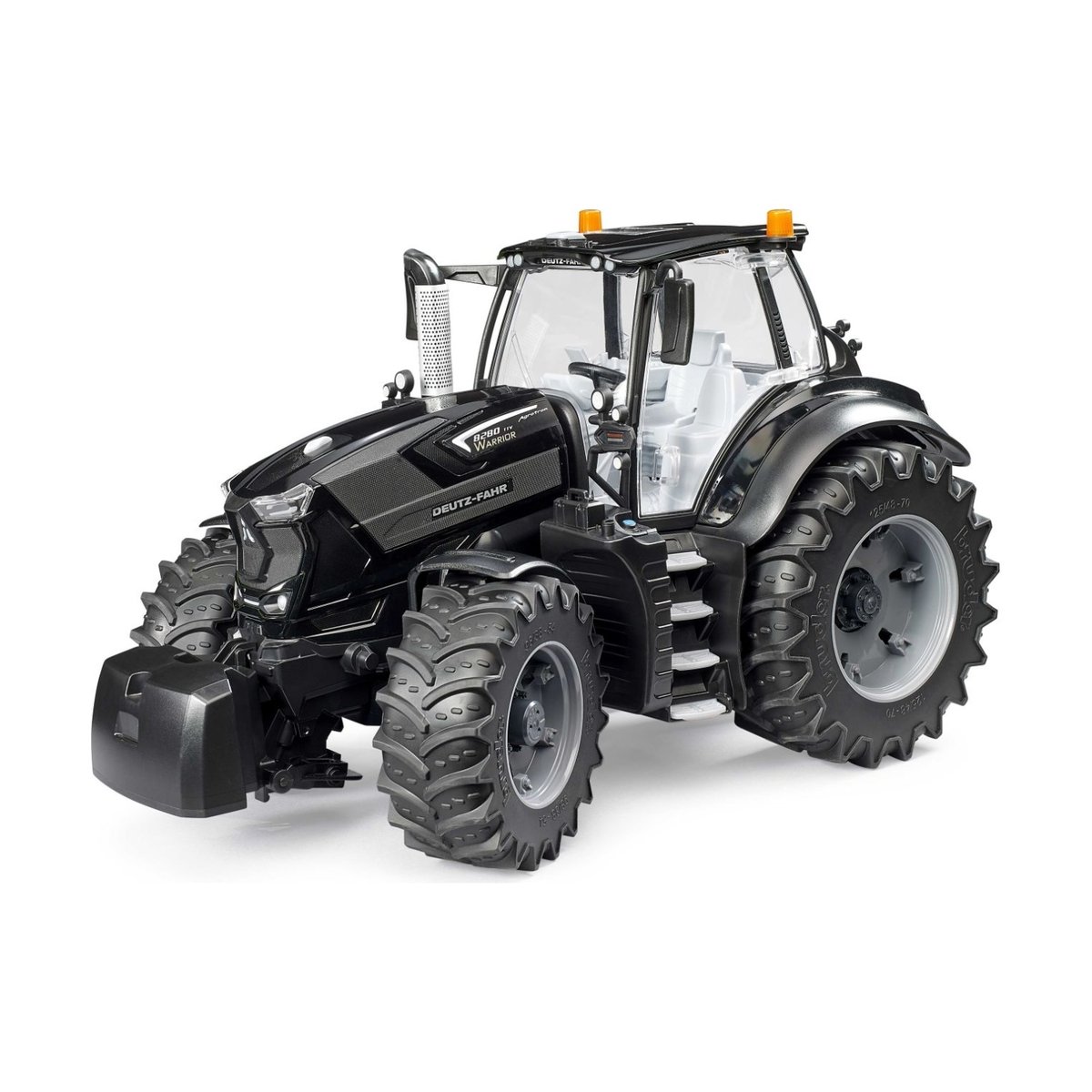 Tracteur DEUTZ-FAHR 8280 TTV Warrior noir, BRUDER