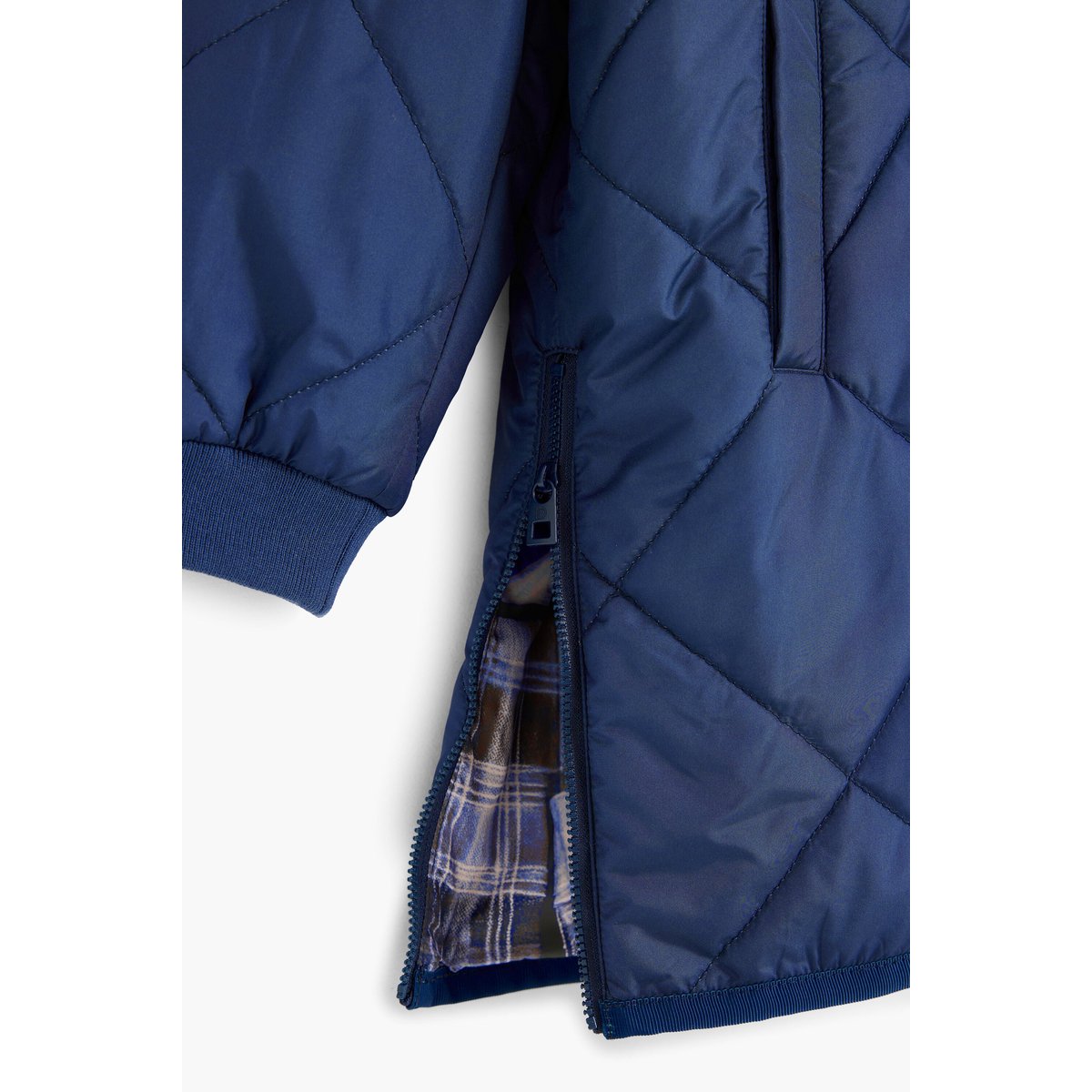 Manteau matelassé à capuche bleu, DESIGUAL