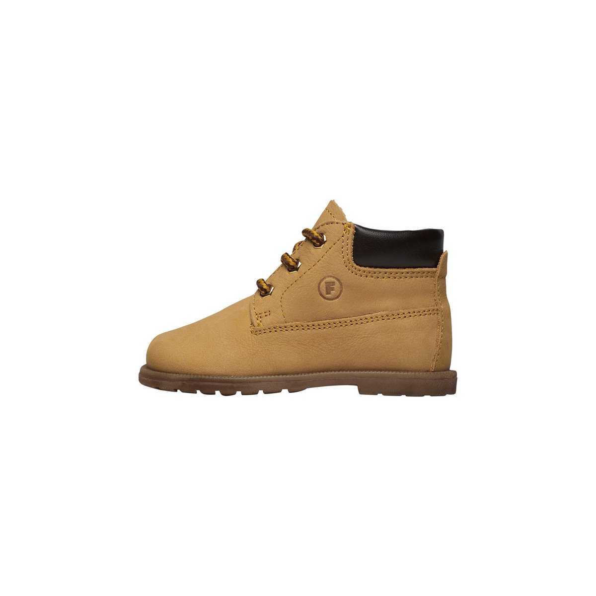 Bottines en cuir et suède STAMBECCO jaune ocre, FALCOTTO
