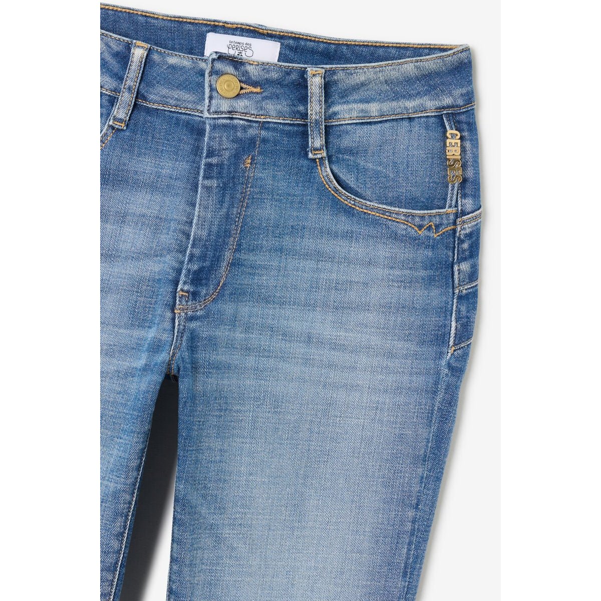 Jeans push-up slim taille haute PULP, 7/8ème blue, LE TEMPS DES CERISES