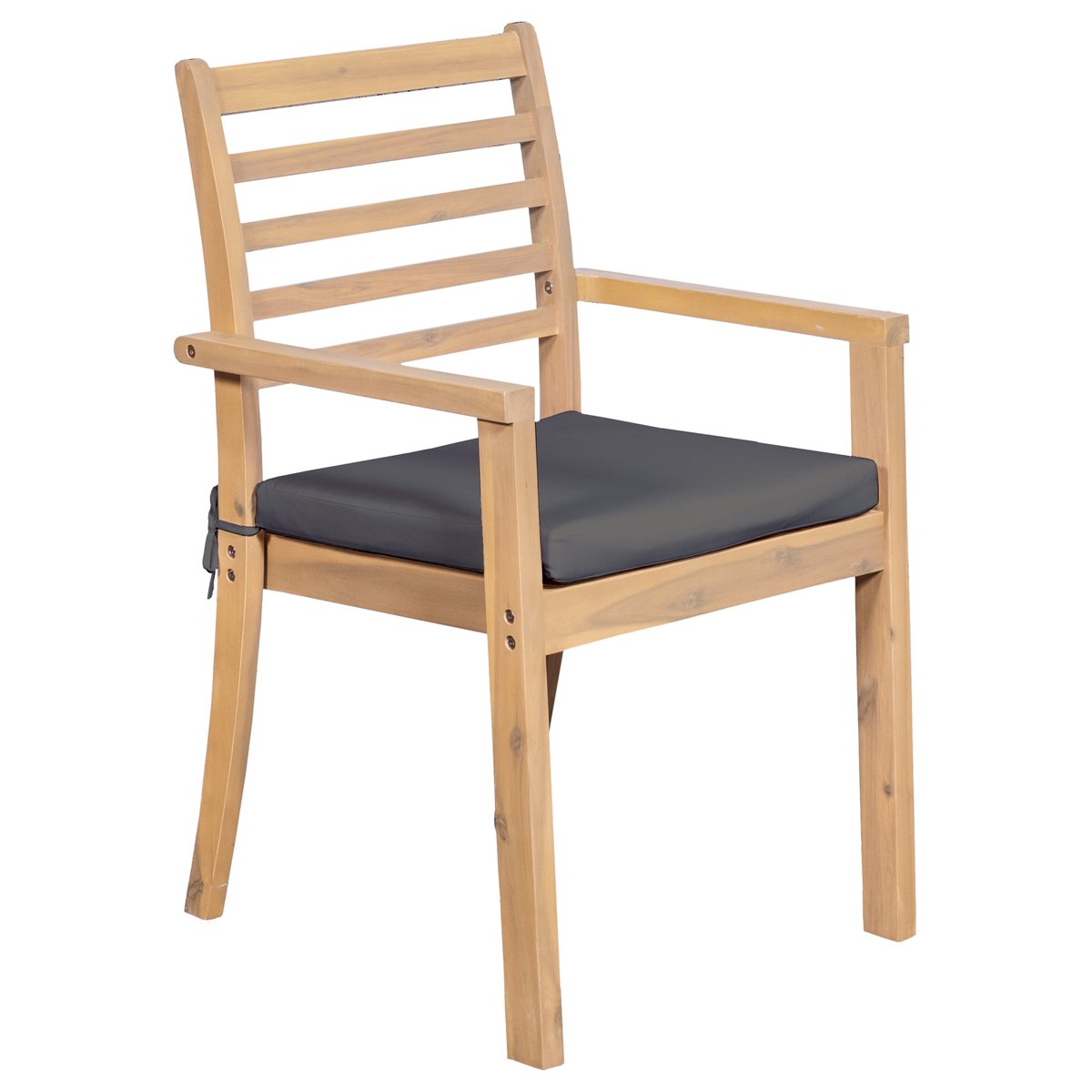 Salon de jardin, extensible, 8 pl, PADAR gris, marron, HAPPY GARDEN