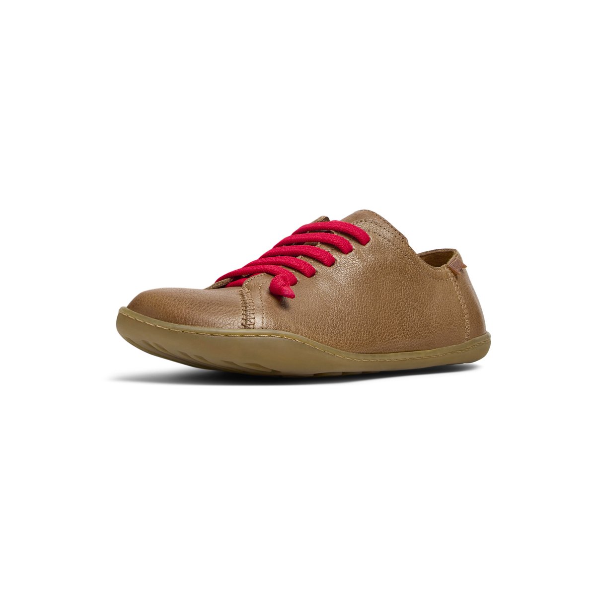 Baskets Peu Cami Smooth Leather marron moyen, CAMPER
