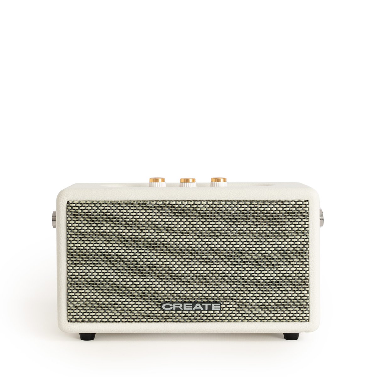 Haut-parleur portable AUX SPEAKER RETRO blanc cassé, CREATE