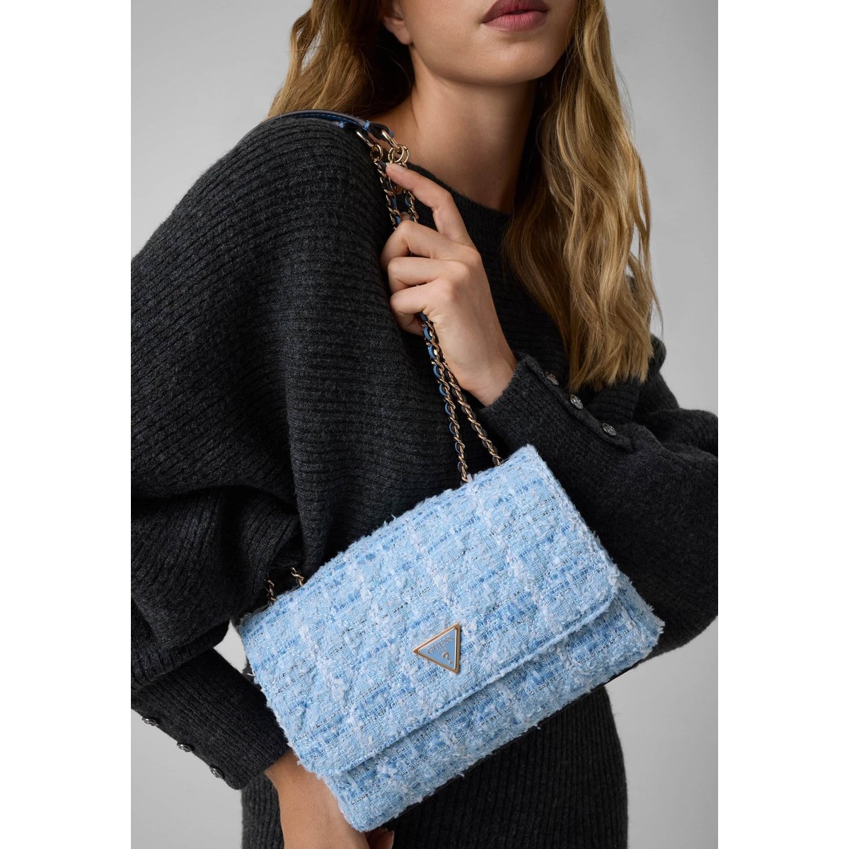 Sac Giully Crossbody bleu, GUESS