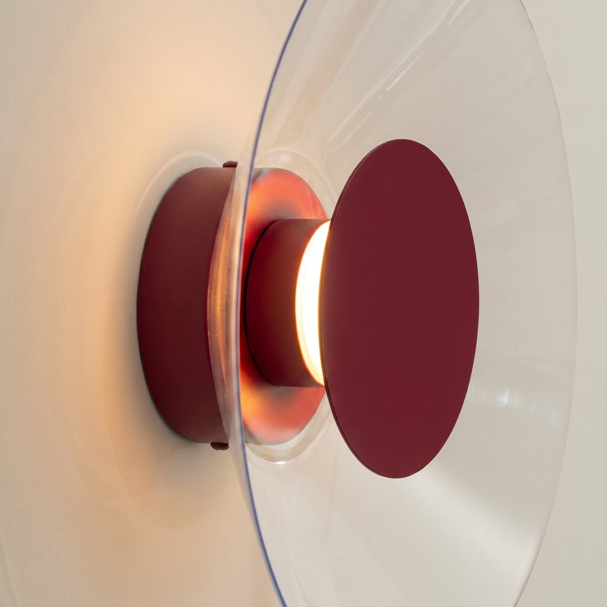 Applique murale Acier Bordeaux LED 1 Astro bordeaux, EDEN