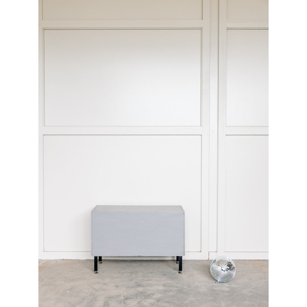 Meuble de rangement gris Michel N°330 - Bon état bois, DEBONGOUT
