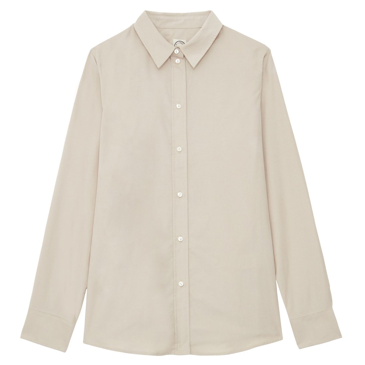 Chemise Martin en coton beige, INES DE LA FRESSANGE PARIS