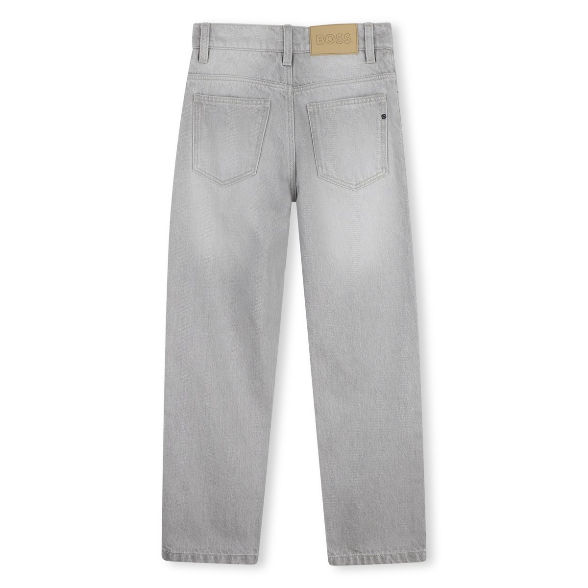 Pantalon en denim denim gris moyen, BOSS KIDSWEAR