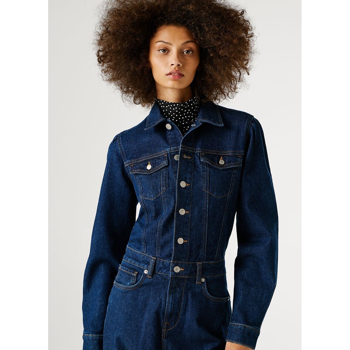 Combinaison longue en denim VALA denim brut, PEPE JEANS