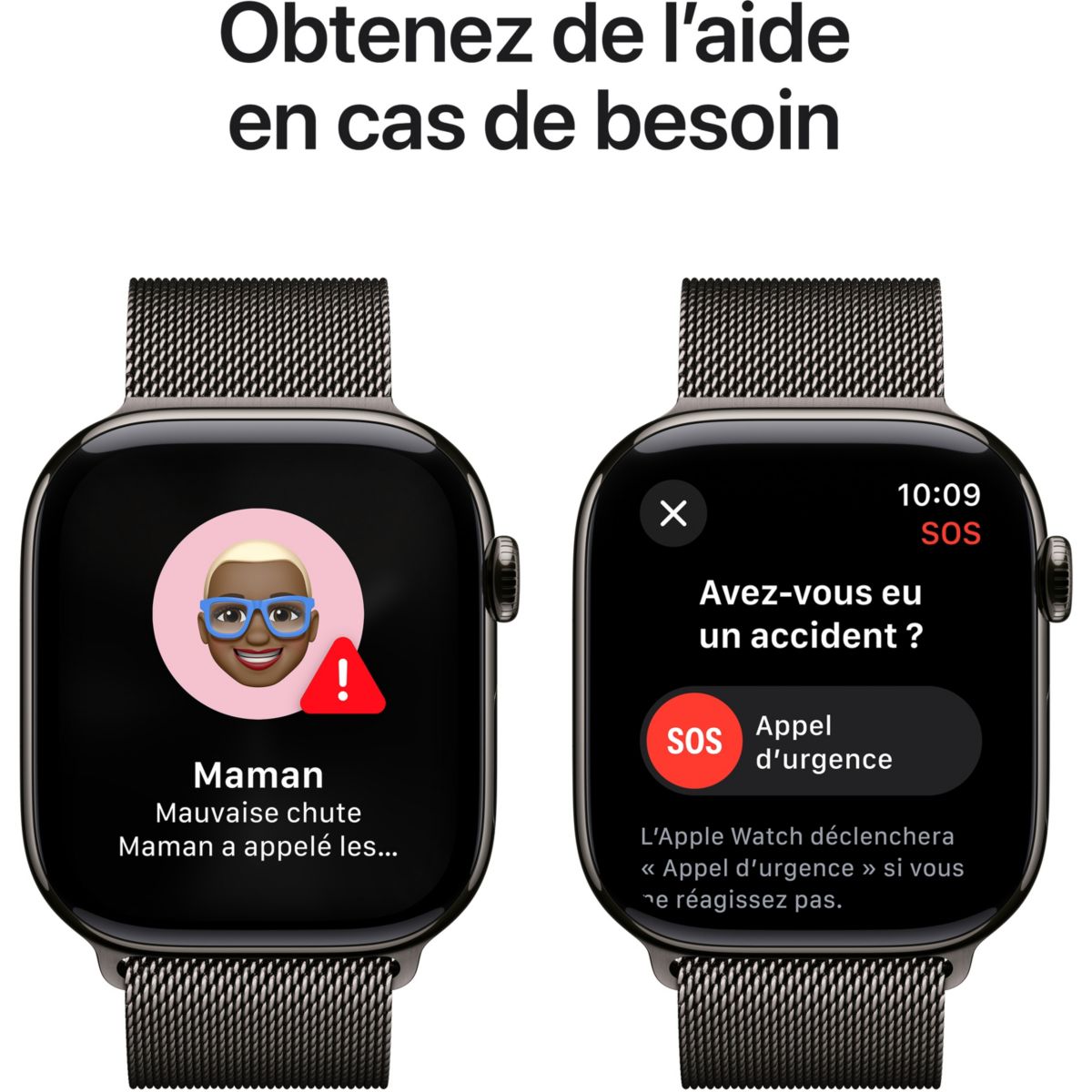 Montre connectée Serie 10 46mm Titane Ardoise Loop Cell gris, APPLE