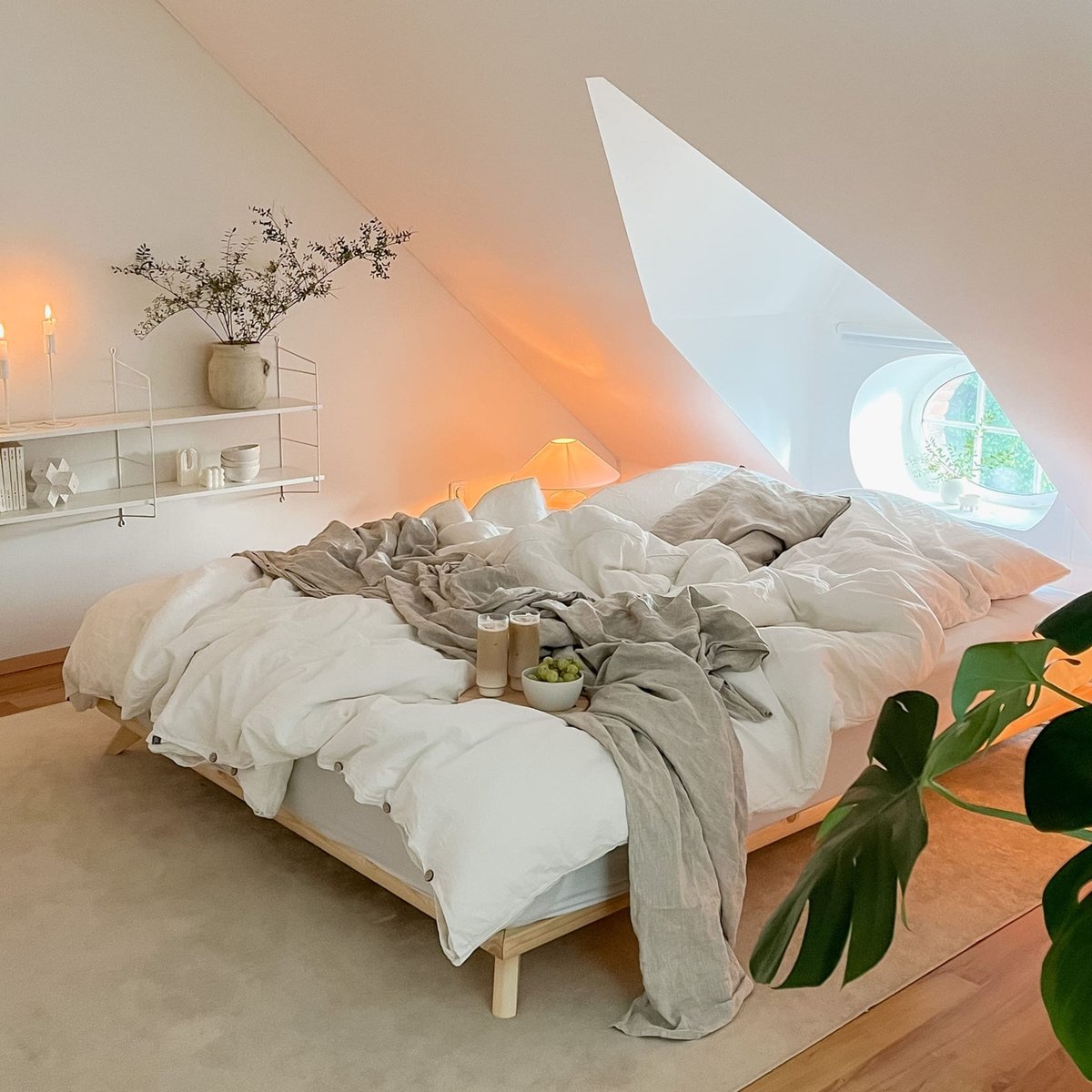 Lit en bois 160x200cm- SENZA naturel, KARUP DESIGN