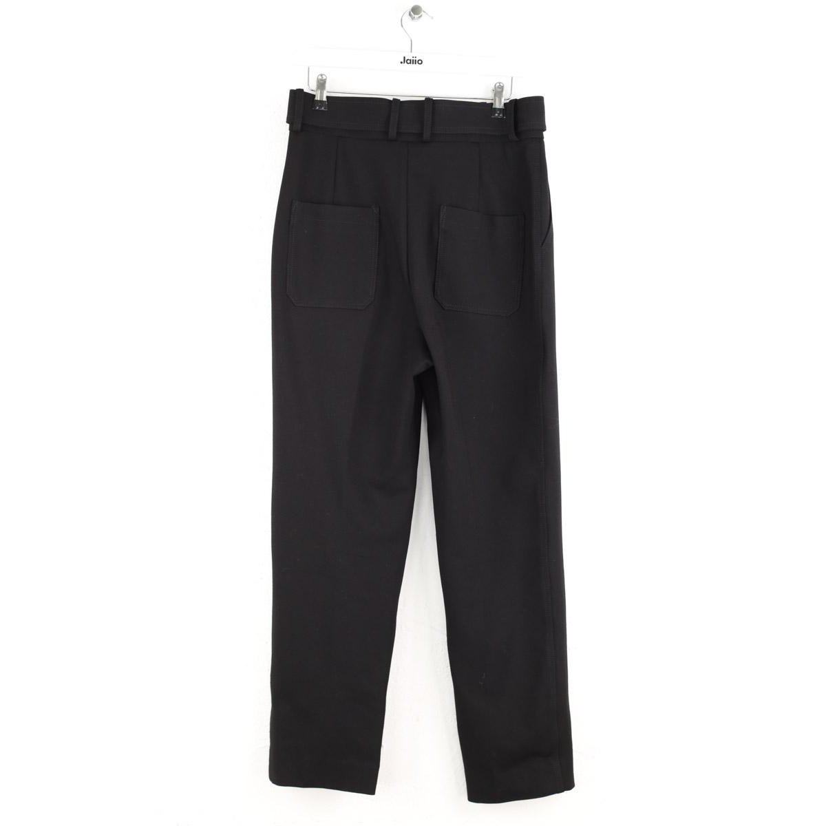 Pantalon droit - Très Bon État noir, SANDRO