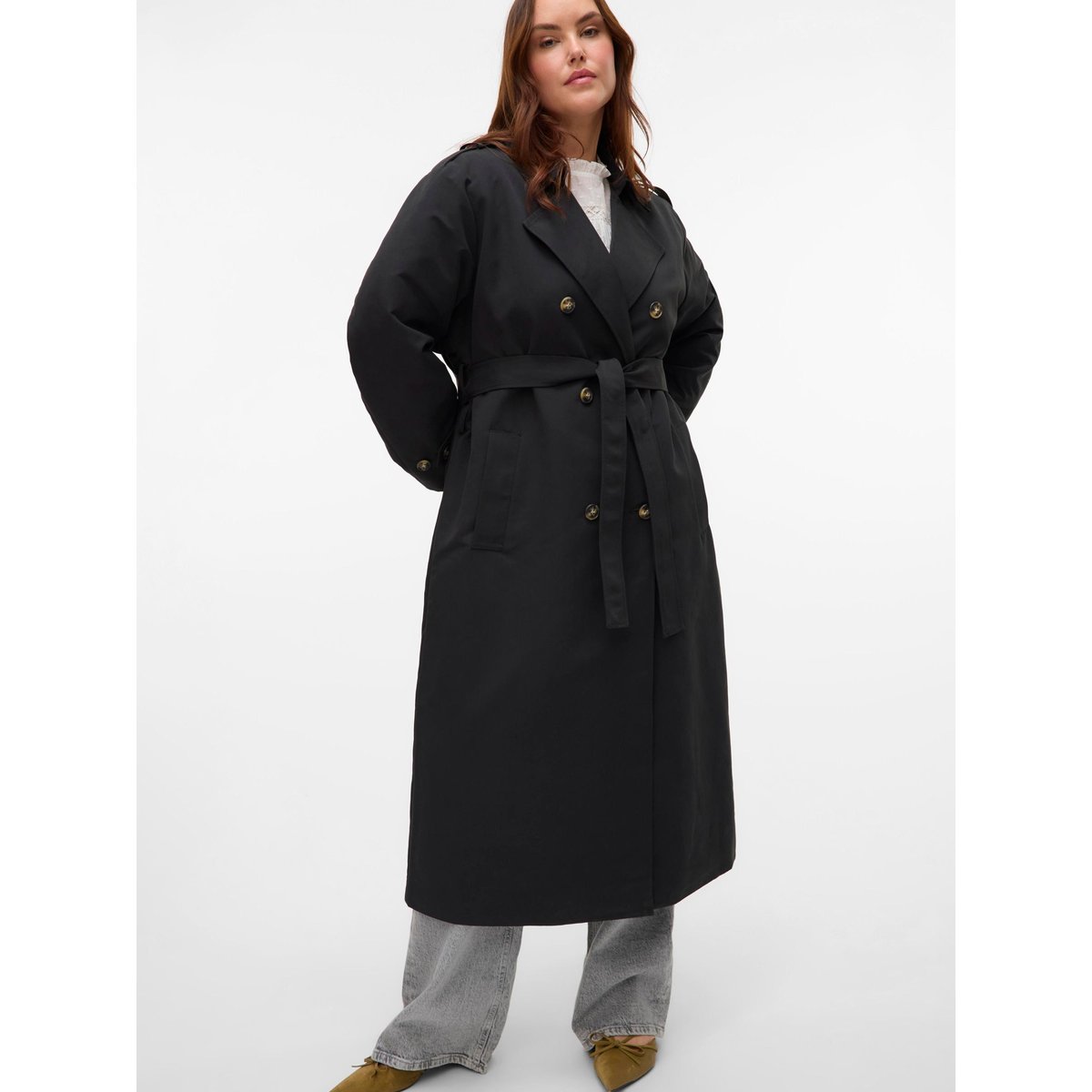 Trench Coat noire - black, VERO MODA