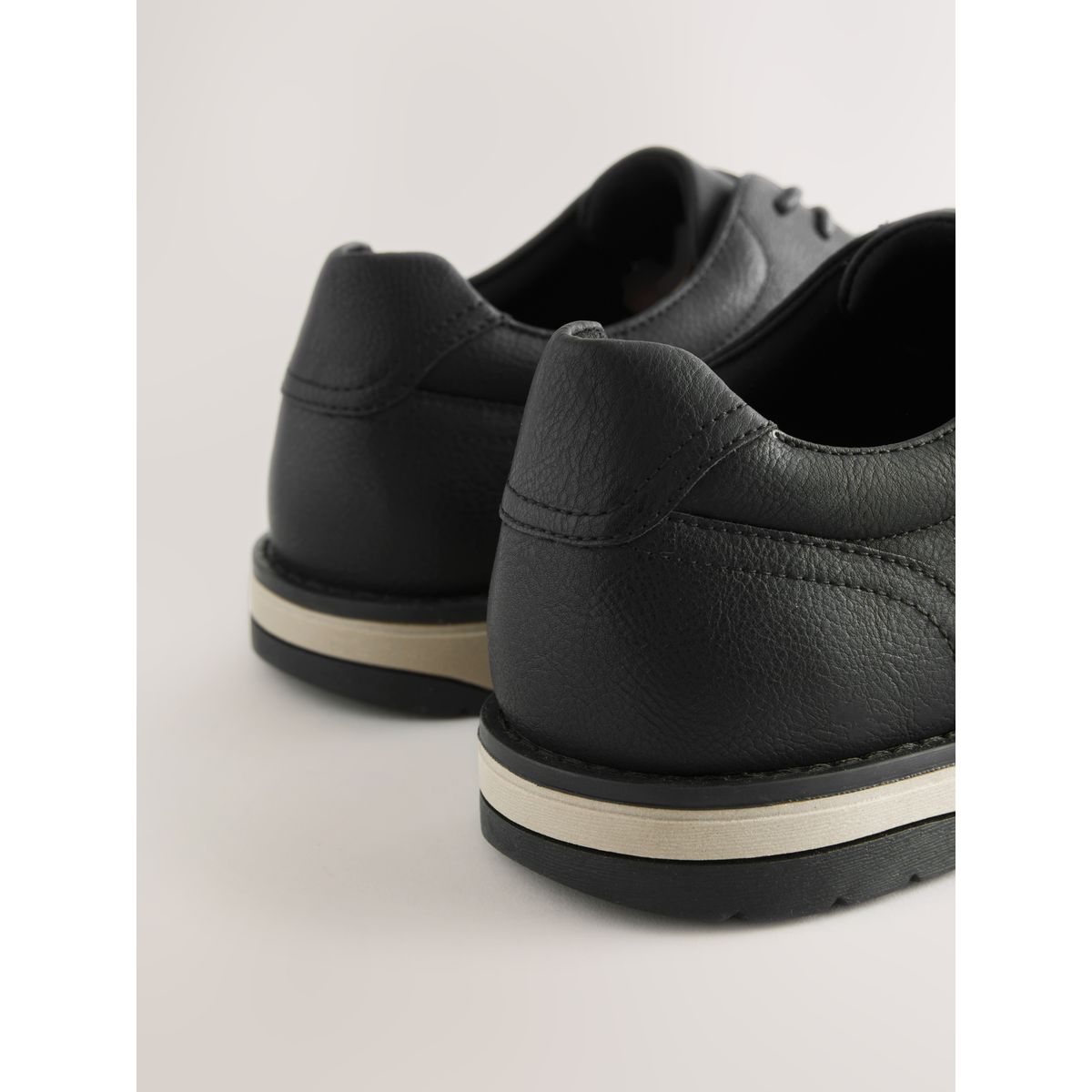 Chaussures derby compensées noir, NEXT