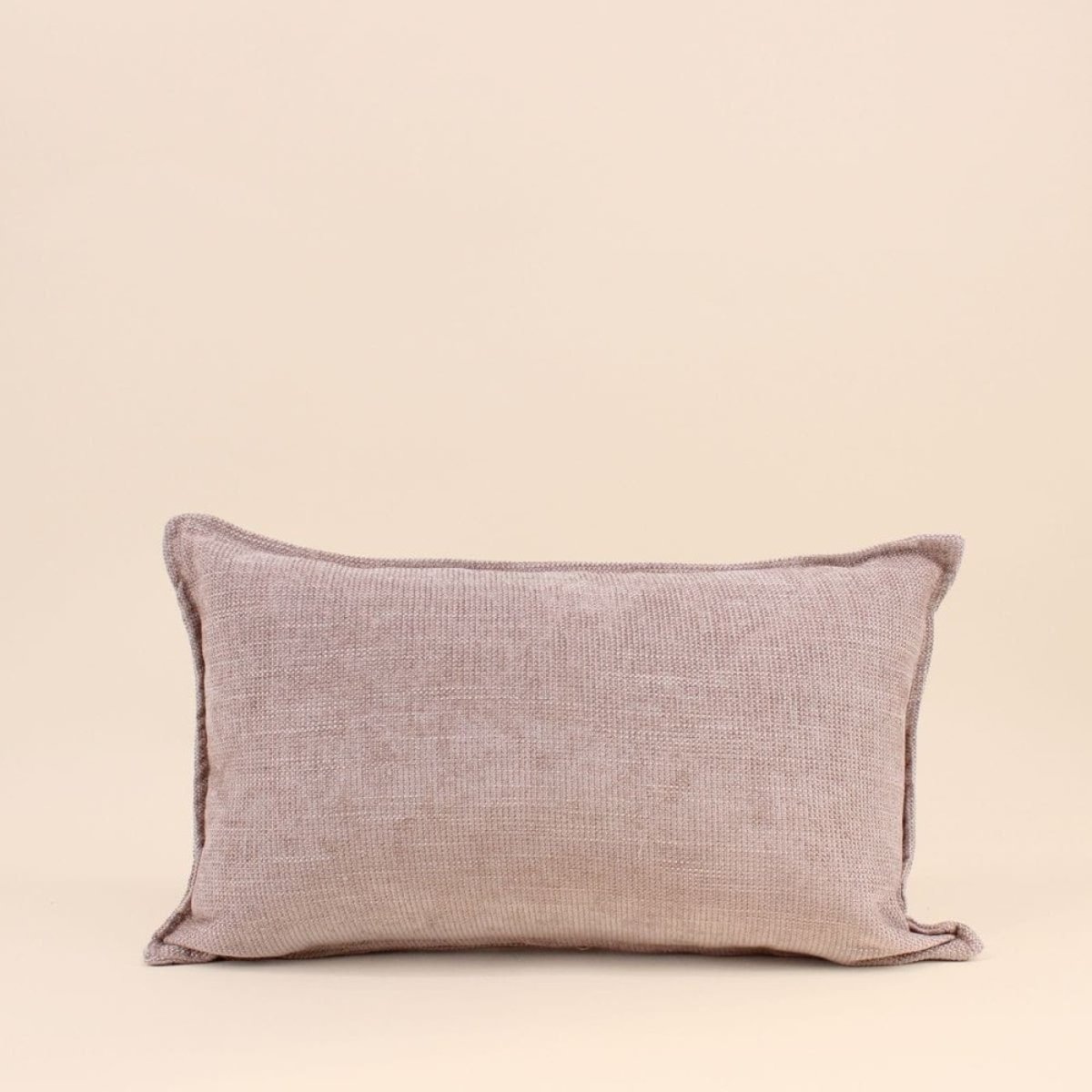 Coussin rectangulaire 30x50cm en tissu gris, ORNAMI