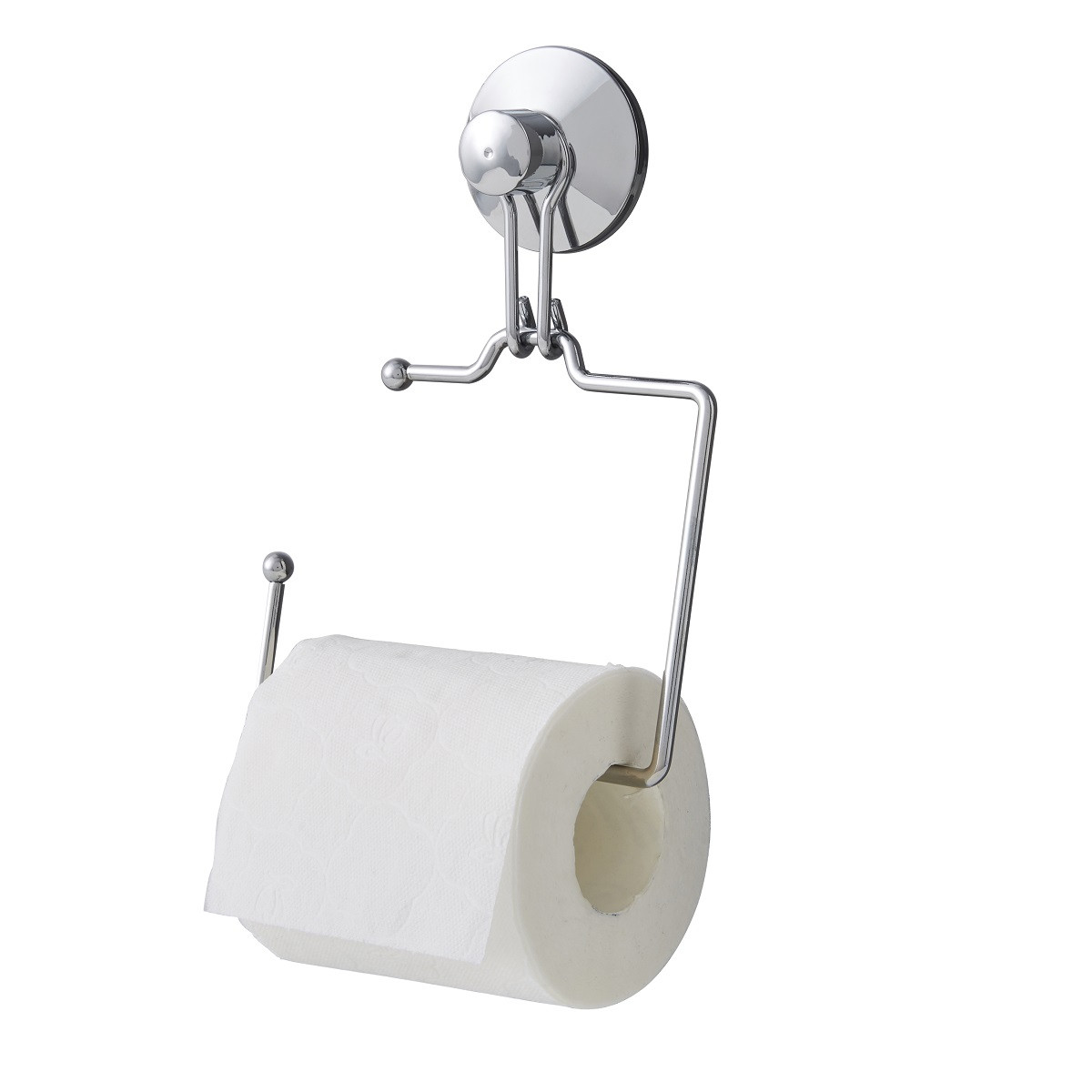 Porte papier toilette mural en ABS inox DEVY gris, GUY LEVASSEUR