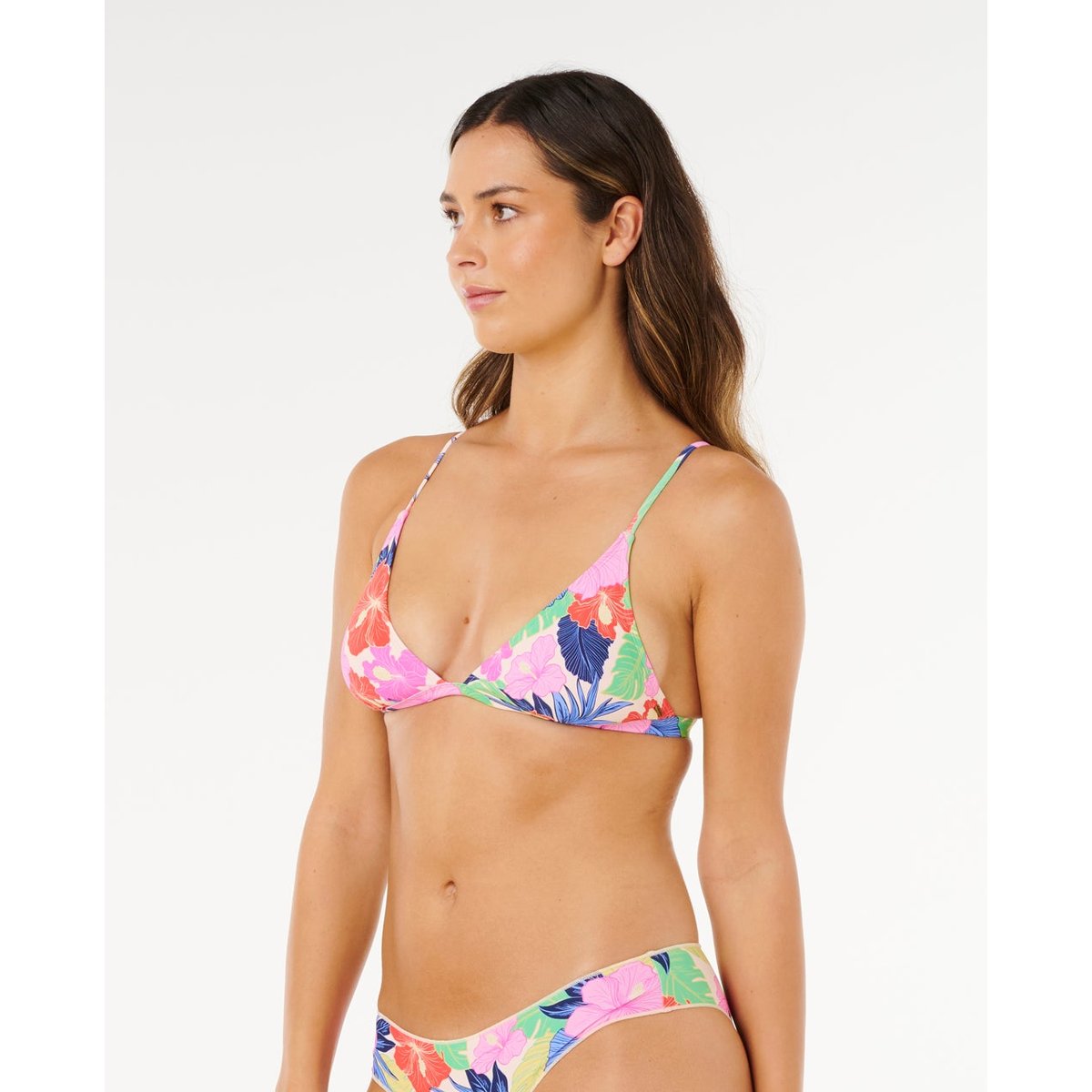 Haut de maillot de bain triangle Xback PARTY WAVE multicolore, RIP CURL