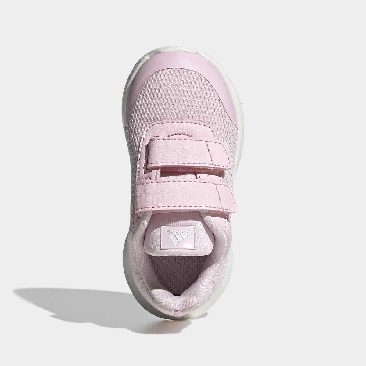 Baskets Scrachées Tensaur Run clear pink / core white / clear pink, adidas Performance
