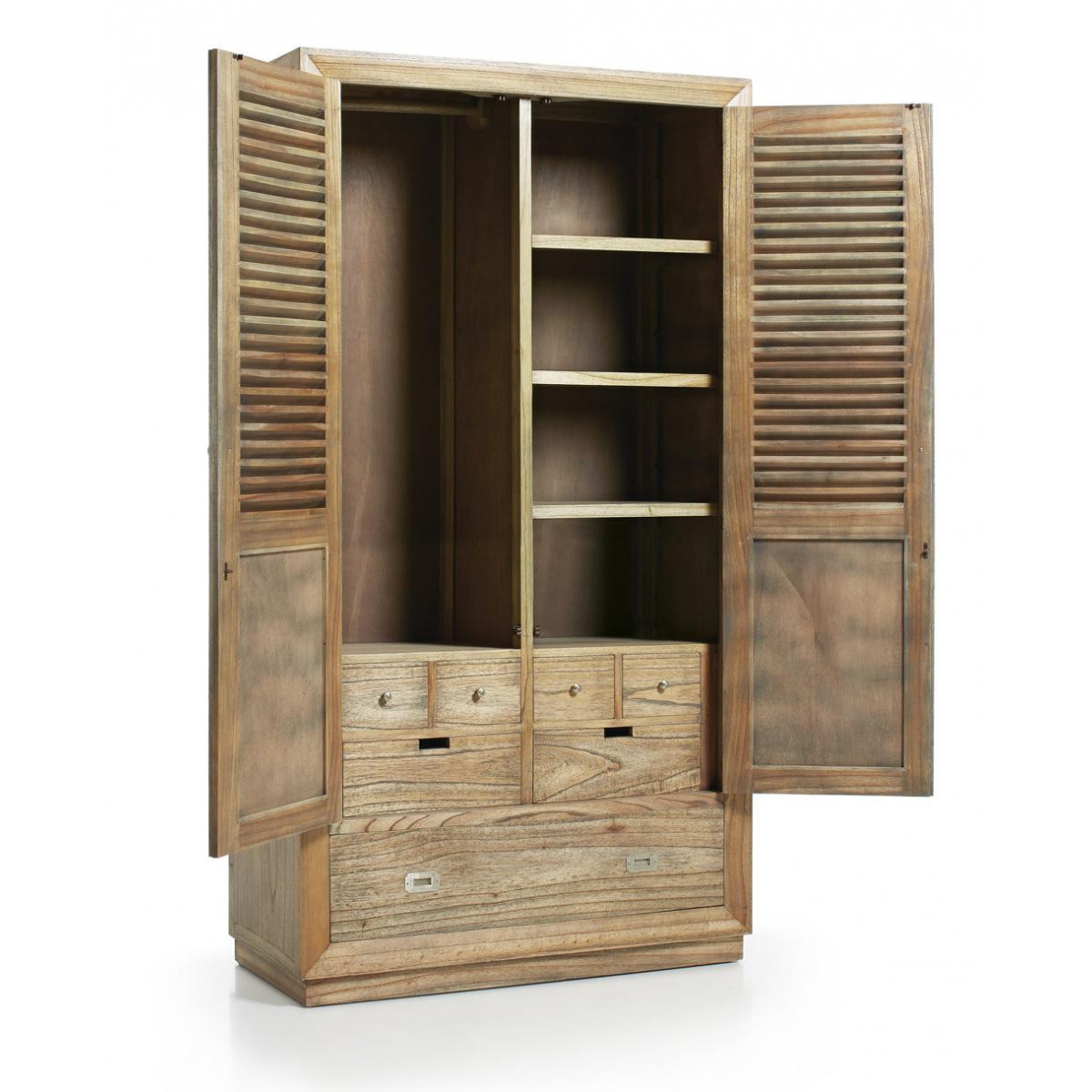 Armoire 7 tiroirs bronze - KERLINE marron, DECORATION D’AUTREFOIS