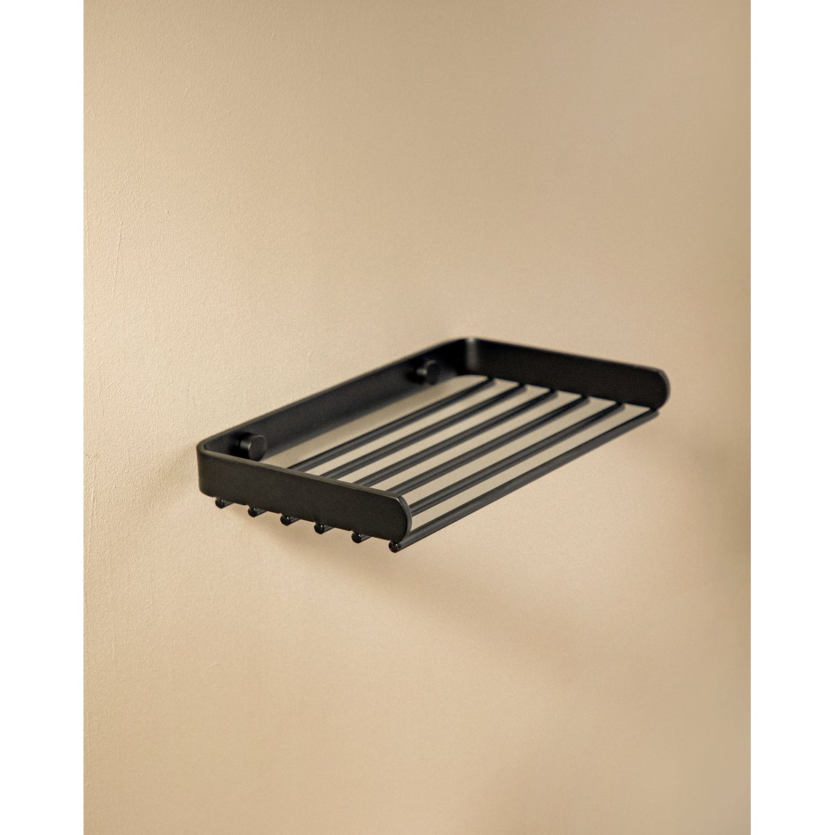 Étagère Douche  LOGIC noir mat, COSMIC