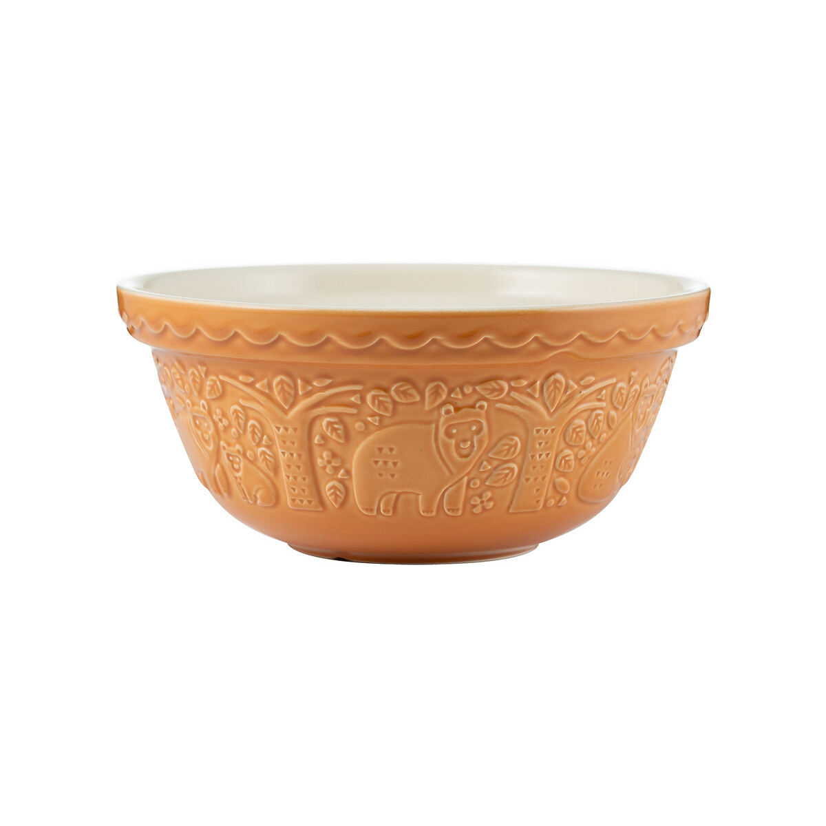 In The Forest 24cm Bear Mixing Bowl ochre, MASON CASH