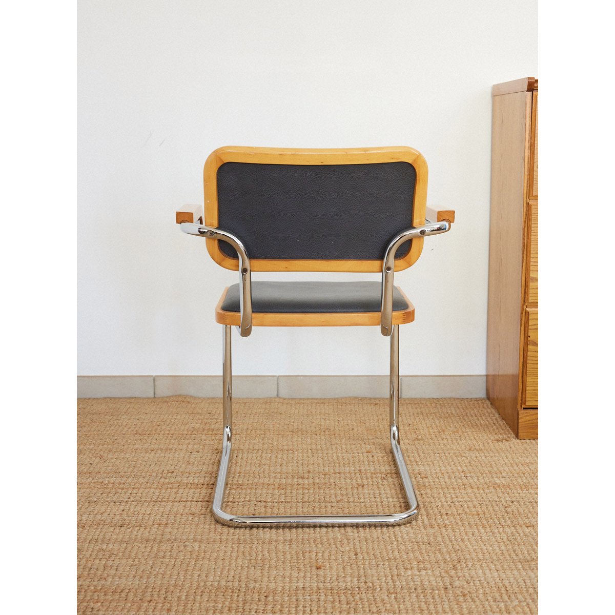 Fauteuil de bureau en bois Jakob N°1449 - Bon état bois clair, DEBONGOUT