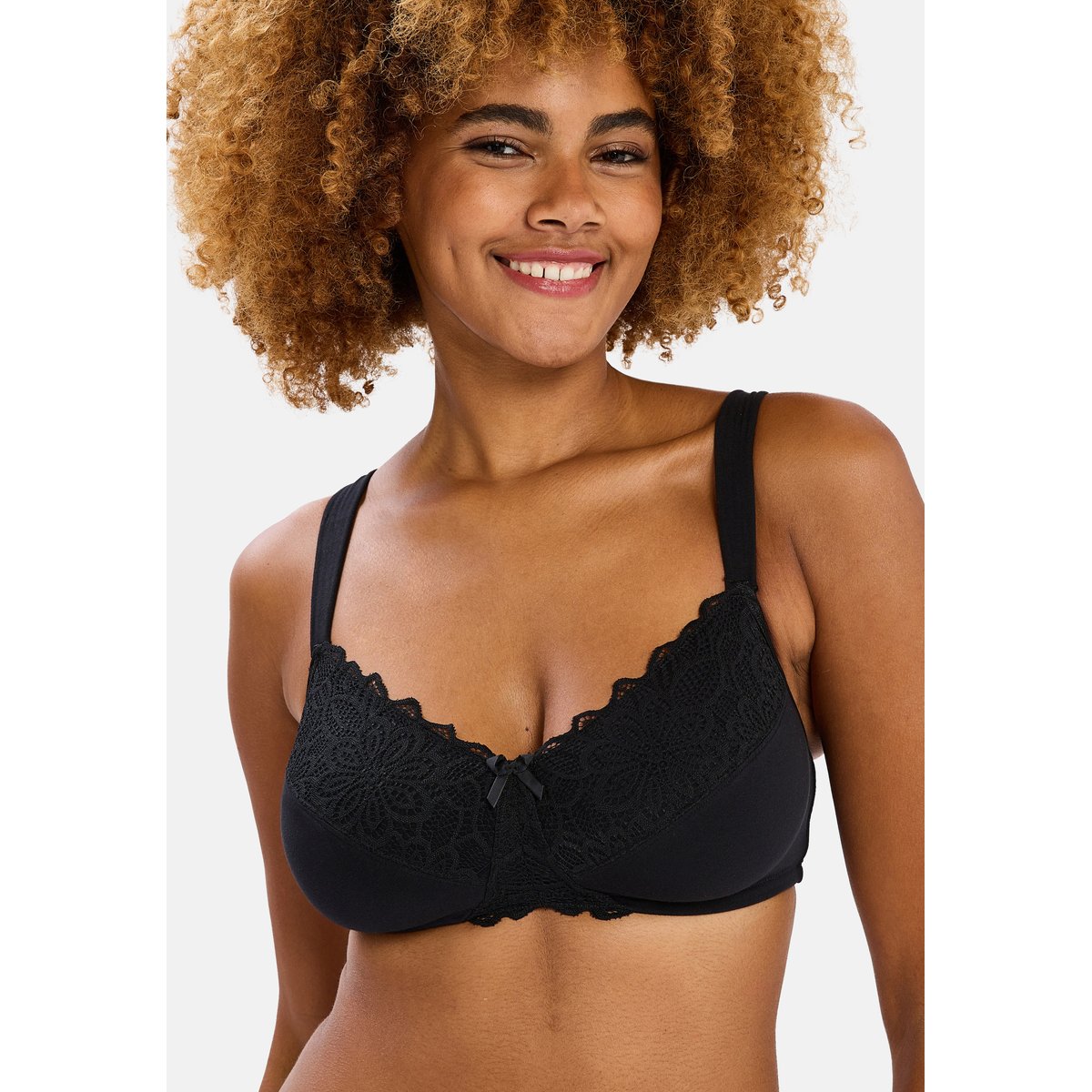 Soutien-gorge post opératoire AVA noir, SANS COMPLEXE