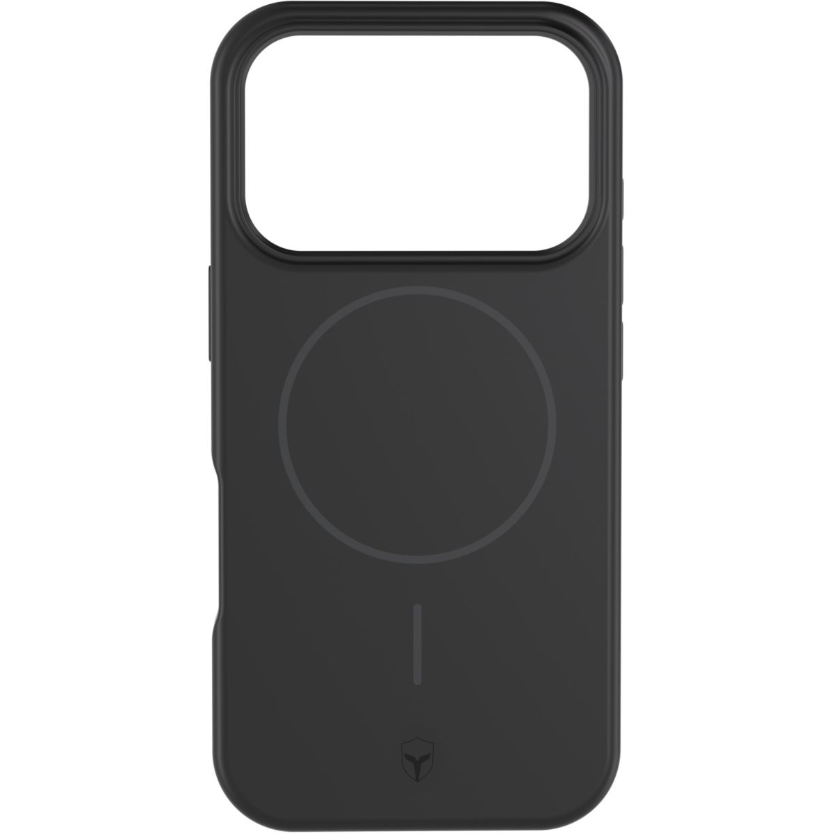 Coque iPhone 17 Pro silicone MagSafe noir couleur unique, FORCE CASE