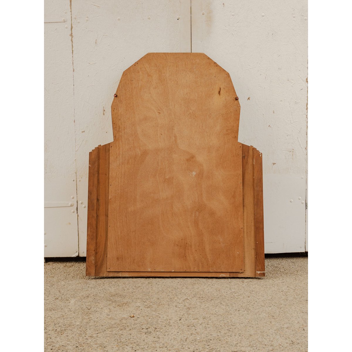 Miroir Art déco en bois Igor N°1019 - Bon état bois foncé, DEBONGOUT