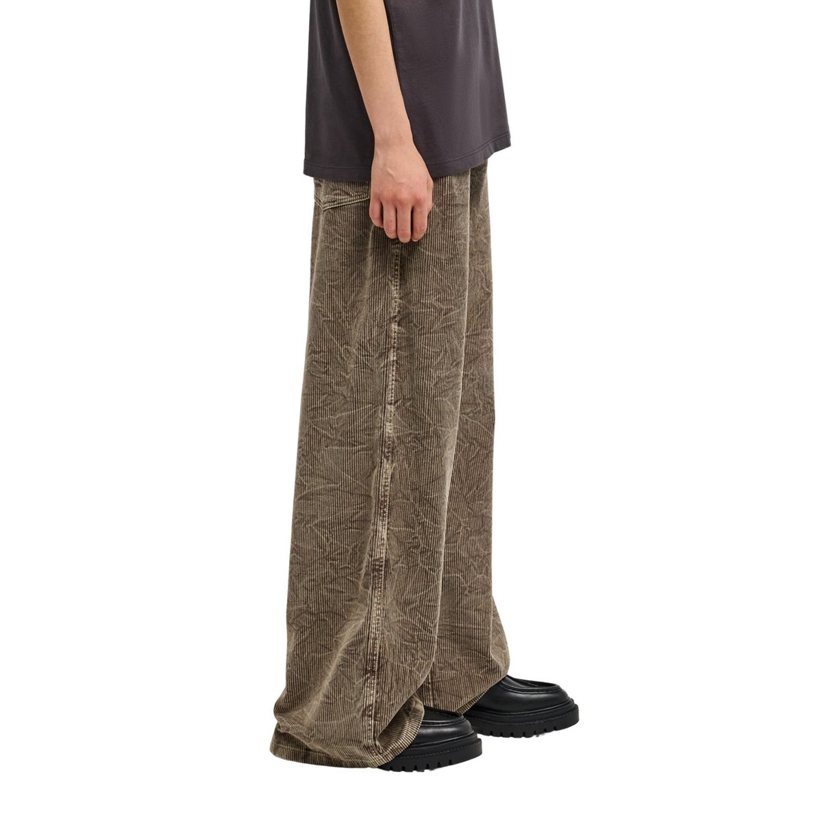 Pantalon en velours 365 WIDE marron stone gray, ELEMENT