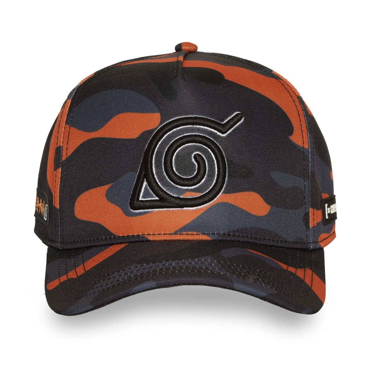 Casquette baseball Naruto Shippuden noir/orange/gris/blanc, CAPSLAB
