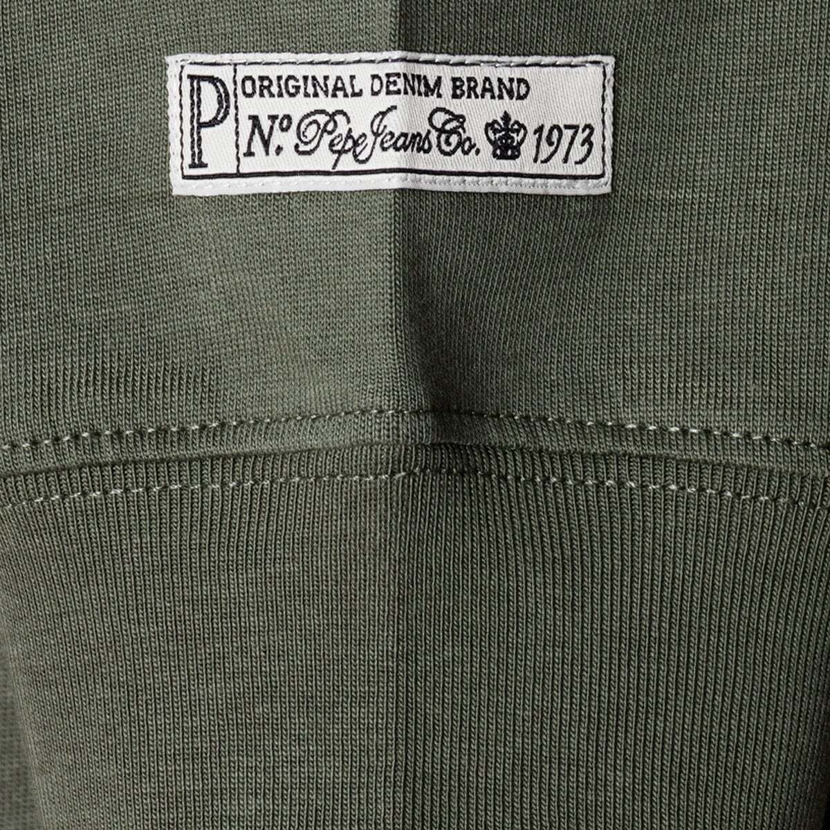 Polo Rugby Manches Longues Coupe Regular vert pin, PEPE JEANS