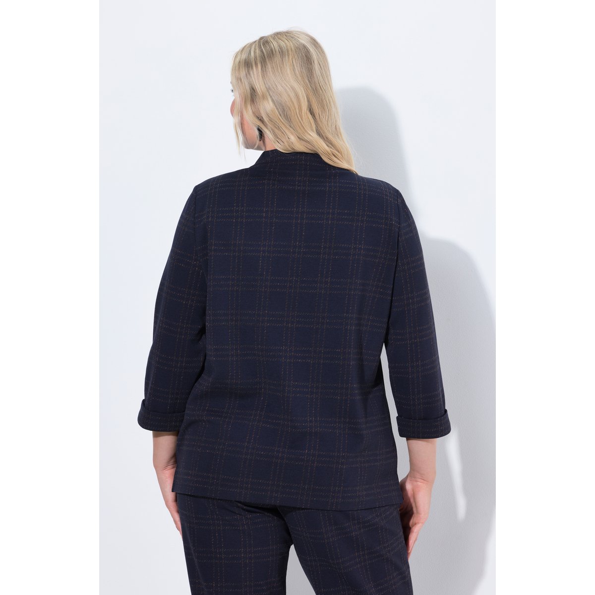Sweat-shirt en jersey Point de Rome marine, ULLA POPKEN