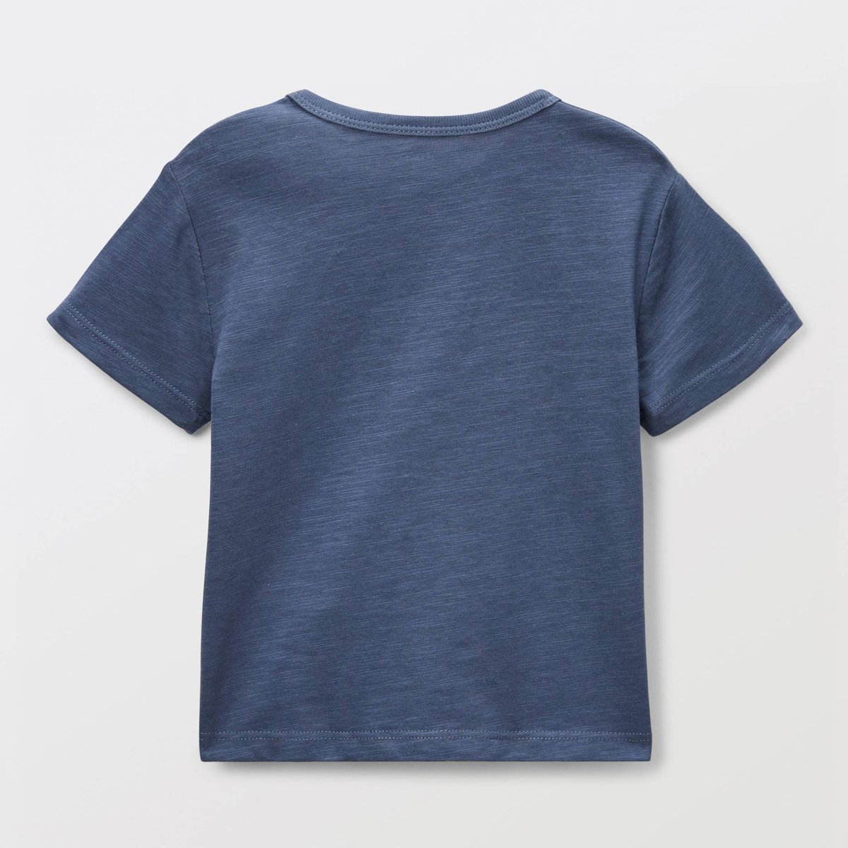 T-shirt manches courtes imprimé en coton BIO GOTS pierre bleue, BOUT'CHOU
