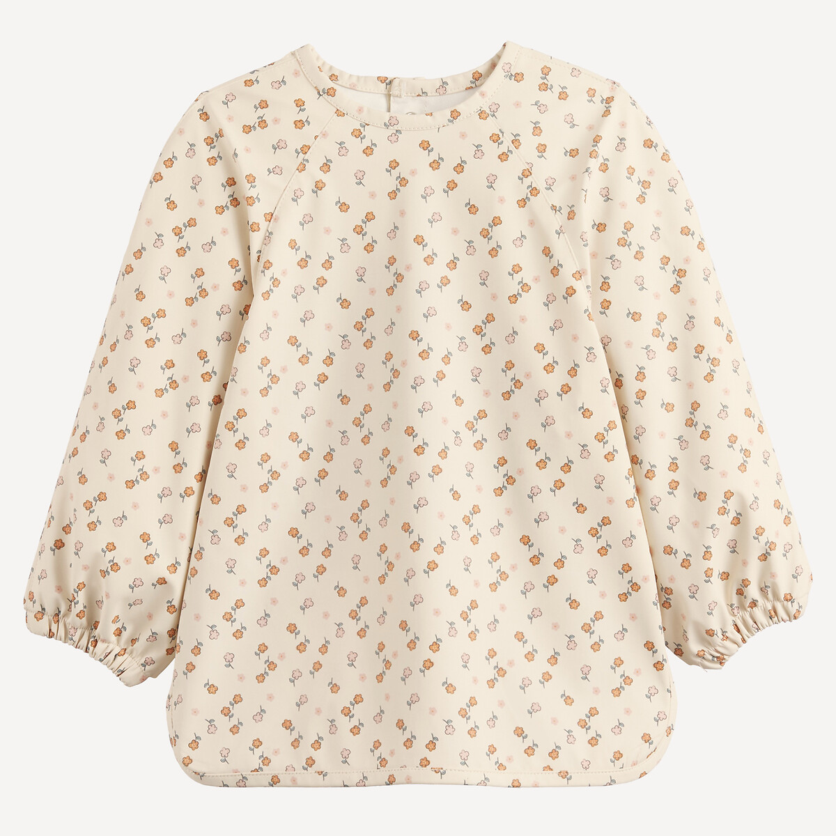 Bavoir tablier, à manches longues, imprimé fleurs imprimé fleuri, LA REDOUTE COLLECTIONS