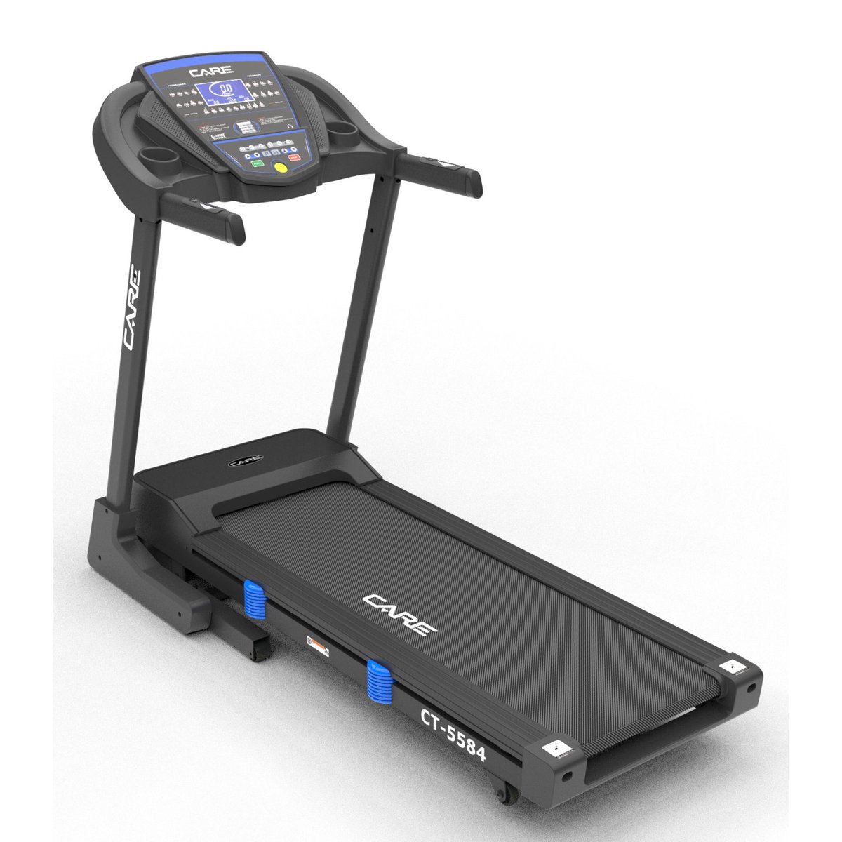 Tapis de course Connecté CARE - CT-5584-3 - 18km/h - Kinomap noir, CARE FITNESS